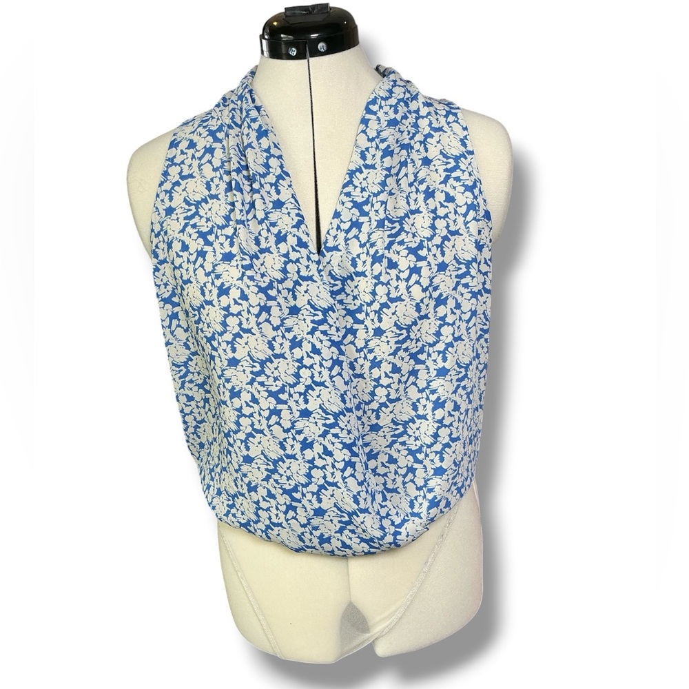 Floral blouse bodysuit